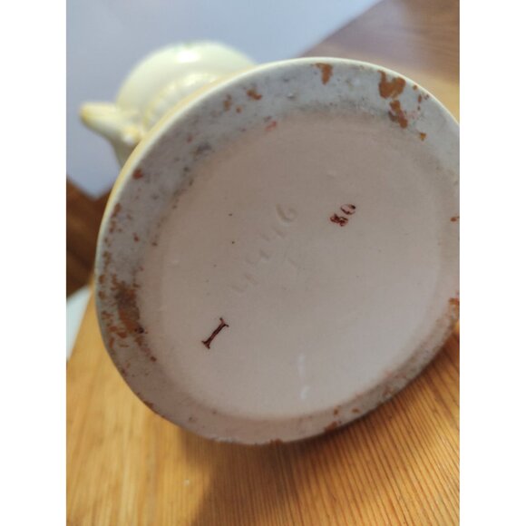 Antique Vase Double Handled Floral Hand Painted & Gilded Austrian Porcelain 7.5” - Picture 11 of 11